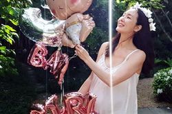 Đăng ảnh mang bầu ở tuổi 44, Choi Ji Woo được khen đẹp tựa tiên nữ