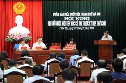 Cử tri huyện Phúc Thọ kiến nghị có giải pháp mạnh chống 'cát tặc'