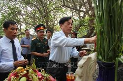 Truy điệu, an táng hài cốt liệt sĩ quân tình nguyện và chuyên gia Việt Nam hy sinh tại Lào