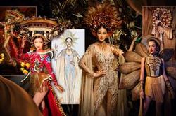 National Costume của Lệ Hằng - Kiều Loan đẹp xuất sắc, Khánh Vân đặt cược vào bảng thi All-Star?