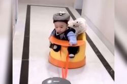 Đang khóc ngằn ngặt... mẹ cho thứ này, đứa bé im bặt