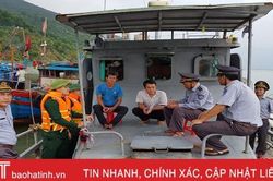 Hà Tĩnh bắt giữ 2 tàu cá Thanh Hóa khai thác hải sản trên vùng biển sai quy định