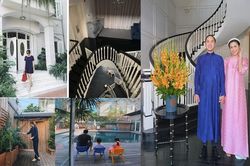 Ngưỡng mộ với không gian trong biệt thự riêng của vợ chồng Tăng Thanh Hà