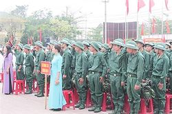 Triệu Phong: Xây dựng nền quốc phòng vững mạnh toàn diện
