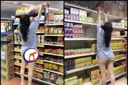 Ăn mặc hớ hênh đi siêu thị, bị dân mạng 'ném đá' dữ dội