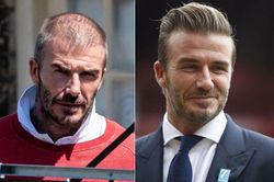 David Beckham lộ vẻ ngoài già nua với mái tóc thưa