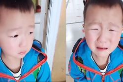 Cậu bé bật khóc vì quên lớp học và không nhớ ra cô giáo sau đợt dịch