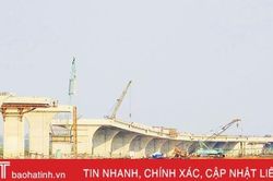 Cầu Cửa Hội nối Nghệ An - Hà Tĩnh dự kiến đưa vào sử dụng cuối năm 2020