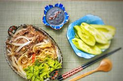 Bún bò trộn: Món ăn sáng ngon miệng cho mùa Hè nóng nực