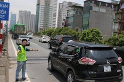 Hà Nội đếm xe ở đường vành đai 3 trên cao để điều chỉnh vận tốc