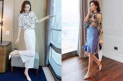 Thời trang công sở đơn giản, quyến rũ khiến các chàng 'đổ rầm rầm'