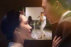 Vừa xả vai 'ông hoàng bà chúa', Hòa Minzy và bạn diễn chung MV đã có màn song ca y như… đánh lộn