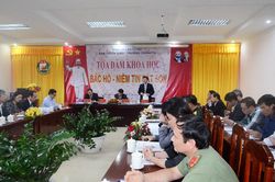 Tọa đàm khoa học ''Bác Hồ - niềm tin sắt son''