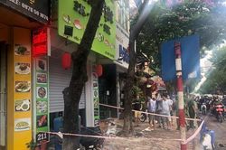 Hà Nội: Nổ khí ga trên phố Tô Hiệu, quận Cầu Giấy