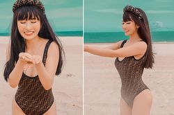 Vợ hai Minh Nhựa tự tin diện bikini gợi cảm thả dáng 'nuột nà' dù đã là mẹ hai con