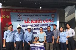 Khởi công xây dựng nhà tình nghĩa cho hộ nghèo ở Phường 1, TP. Đông Hà