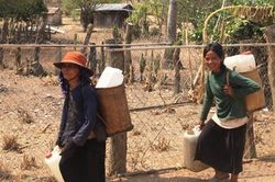 Ninh Thuận: 'Cõng' nước mong nhanh qua hạn