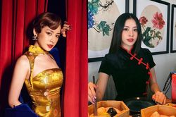 Chi Pu gần đây thích mặc váy áo giống xường xám