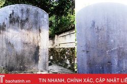Phát hiện tấm bia đá cổ thời kỳ nhà Mạc trên 400 năm ở Hà Tĩnh