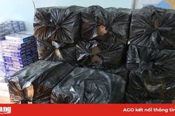 Bắt giữ trên 16 ngàn bao thuốc lá lậu lúc rạng sáng