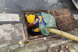 Tăng cường thu dọn lá rụng, bảo đảm thoát nước