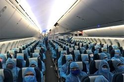Vietnam Airlines đón 340 công dân Việt Nam từ Ấn Độ về nước