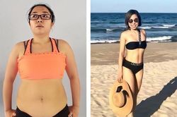 Giảm 20 kg, người phụ nữ trẻ gặp chuyện dở khóc cười với nhân viên an ninh