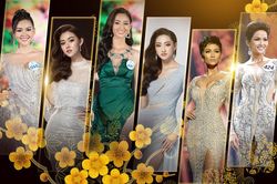 So kè váy dạ hội đăng quang - xuất ngoại: Tường San đẹp tuyệt trần, H'Hen Niê tỏa sáng rực rỡ