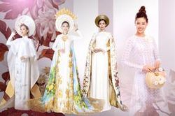 Minh Tú đột phá với National Costume trắng tinh khôi, Miss Áo dài Khánh Vân có làm nên chuyện?