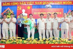 Trưởng Công an huyện Chợ Mới Lê Văn Đấu tái đắc cử Bí thư Đảng ủy Công an huyện nhiệm kỳ 2020-2025