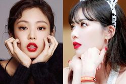 Jennie, HyunA và dàn mỹ nhân Hàn trông quyến rũ khi thoa son đỏ
