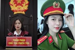 Diện trang phục này, 'hot girl tòa án' lại gây sốt mạng