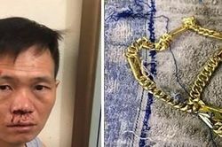 Kẻ nghiện đi cướp giật dây chuyền vàng, sa lưới vì… 1 tấm đệm