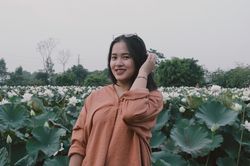 Khách du lịch đổ xô chụp ảnh cùng sen trắng