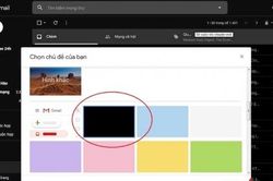 Mẹo cài đặt nền tối cho giao diện Gmail trên máy tính