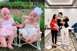 MC Thành Trung 'giận tím người' khi bà xã cho hai con trai diện đầm công chúa