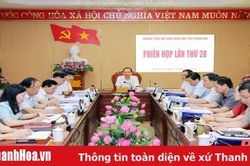Thống nhất nội dung, chương trình Kỳ họp thứ 12, HĐND tỉnh Thanh Hóa khóa XVII