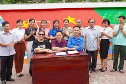 Khánh thành và bàn giao các công trình chào mừng đại hội Đảng các cấp tại phường Lào Cai