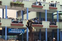 Trường THCS Bạch Đằng đốn bỏ cây phượng còn lại sau vụ tai nạn