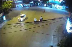Cảnh truy đuổi tài xế hất CSGT lên capo rồi bỏ chạy hơn 3km
