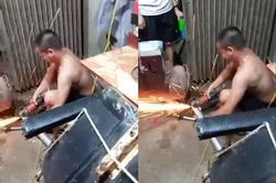 Người chồng giấu tiền ở ống sắt rồi bất ngờ cắt ra đúng ngày sinh nhật vợ khiến ai cũng xuýt xoa