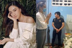 Hoa hậu Lương Thùy Linh đến viếng bé trai tử vong vì cây phượng đè