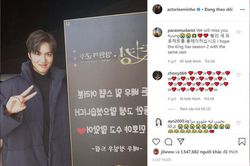 Jung Il Woo gửi quà cổ vũ Lee Min Ho,'Quân vương bất diệt' không chiếu vào tối mai