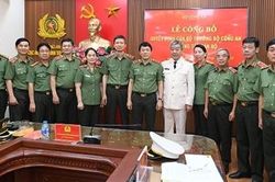 Bổ nhiệm Thiếu tướng Đặng Ngọc Tuyến giữ chức vụ Cục trưởng Cục An ninh chính trị nội bộ