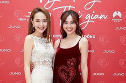 Lan Ngọc và Minh Hằng có phản ứng giống hệt nhau khi lộ chuyện hẹn hò