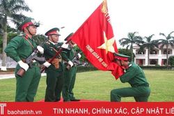 120 chiến sỹ mới Trung đoàn 841 tuyên thệ dưới cờ Tổ quốc