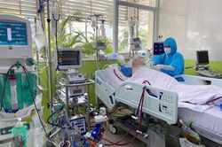 Bệnh nhân 91 đã có dấu hiệu khá hơn, từng bước cai ECMO