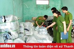 Thọ Xuân: Tạm giữ hơn 300kg hàng may mặc cũ không rõ nguồn gốc