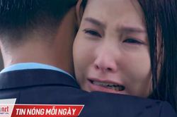 'Tình yêu và tham vọng' tập 21, Minh đau khổ khi thấy Linh ôm Sơn khóc dưới mưa