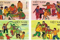 Phát hành bộ tem 'Trò chơi dân gian' nhân dịp Tết thiếu nhi 1/6